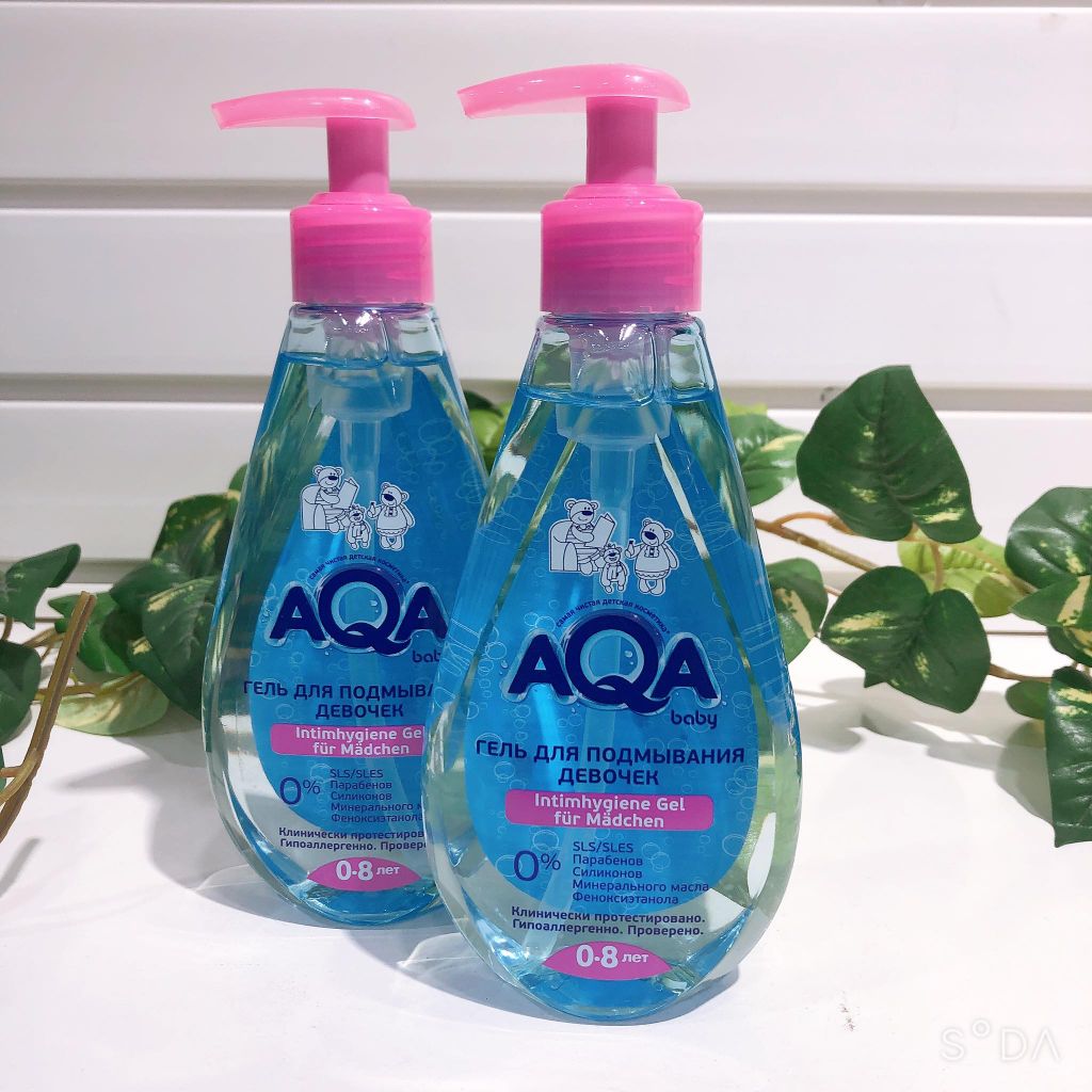 Dung dịch vệ sinh bé gái AQA Nga 250ml