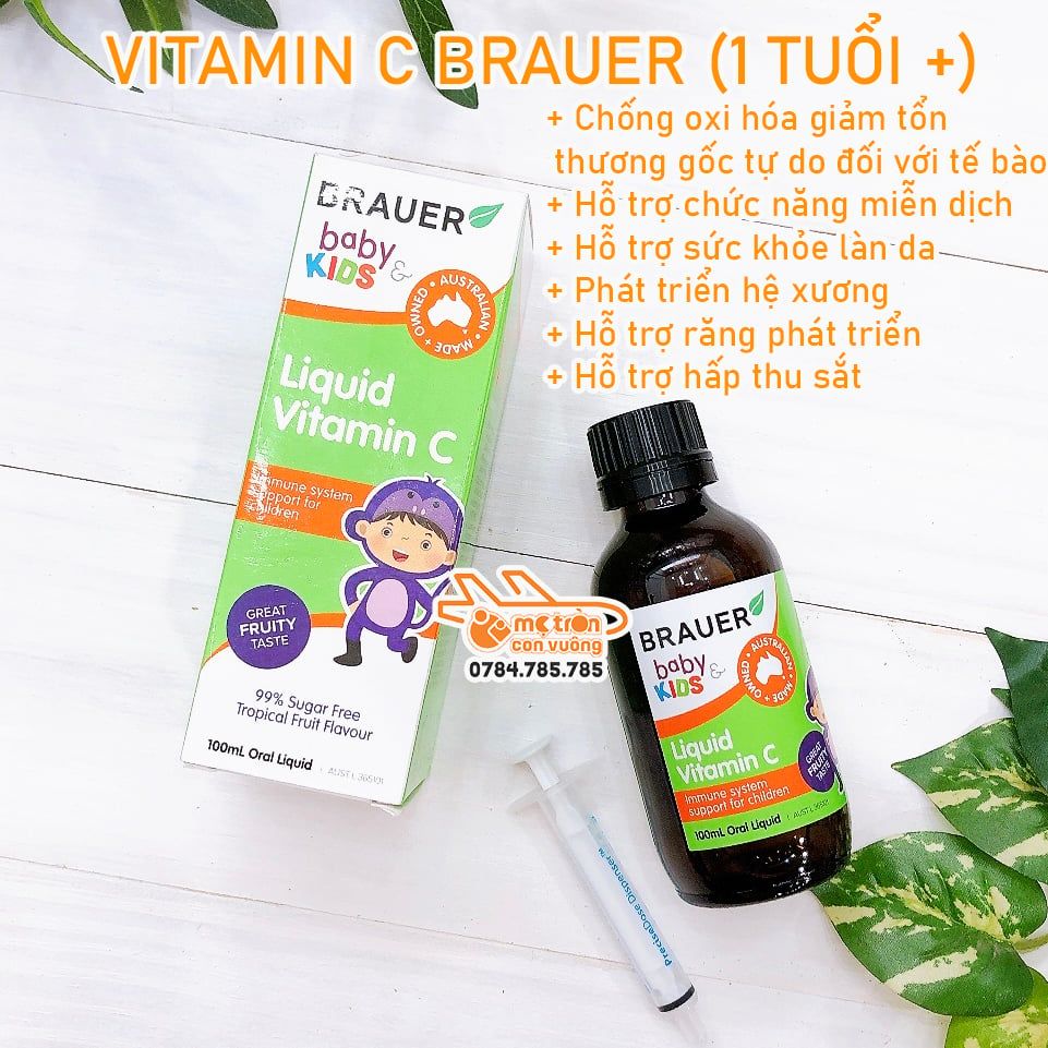 Vitamin C Brauer 100ml - 1 tuổi+