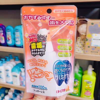 Xịt chống sâu răng Tampei vị đào 25g