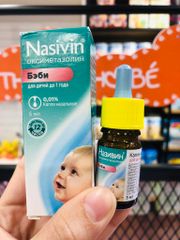 Nhỏ mũi Nasivin 5ml (dưới 1 tuổi)