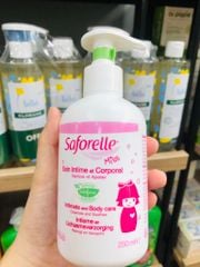 Dung dịch vệ sinh vùng kín cho bé Saforell 250ml (2 tuổi+)