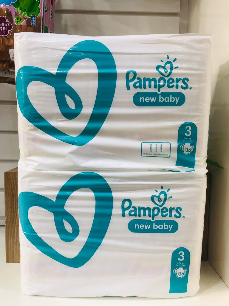 Tả dán Pampers New Baby Size 3 (6-10 kg) - 36m