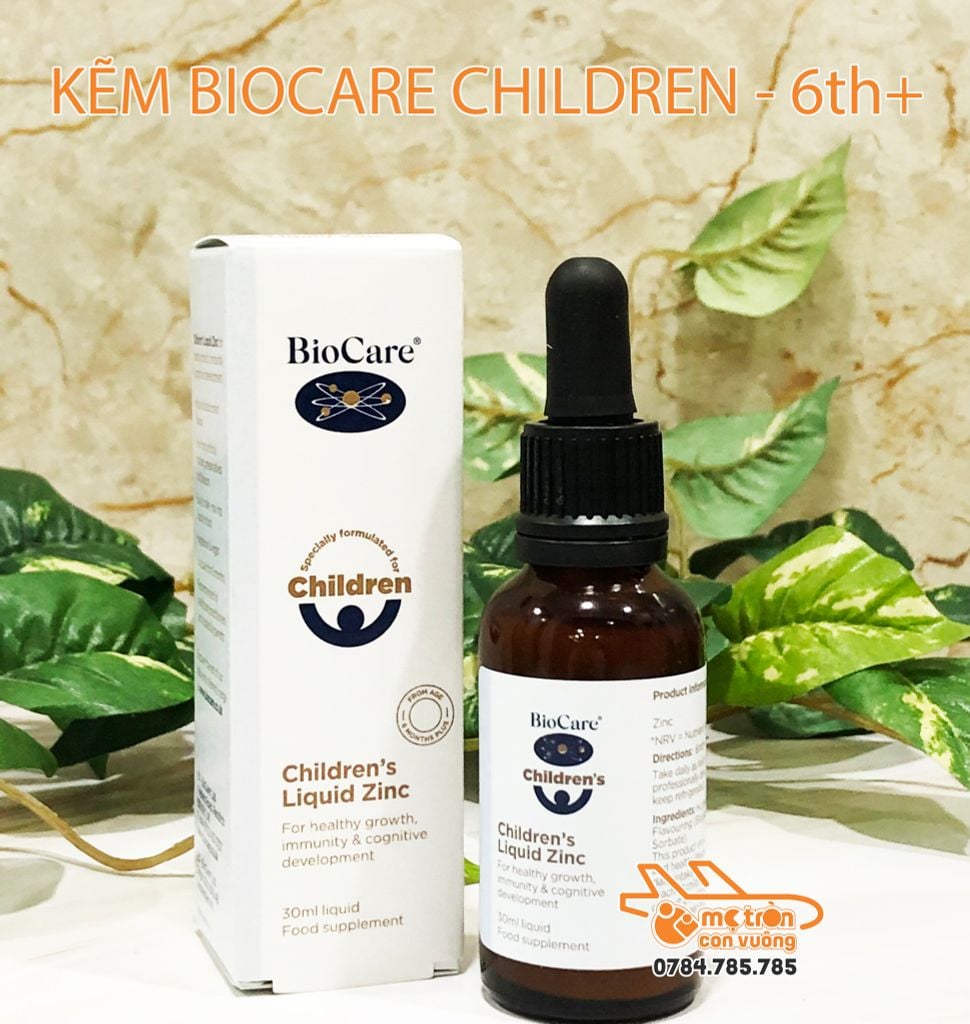 Kẽm Biocare 30ml (6th+)