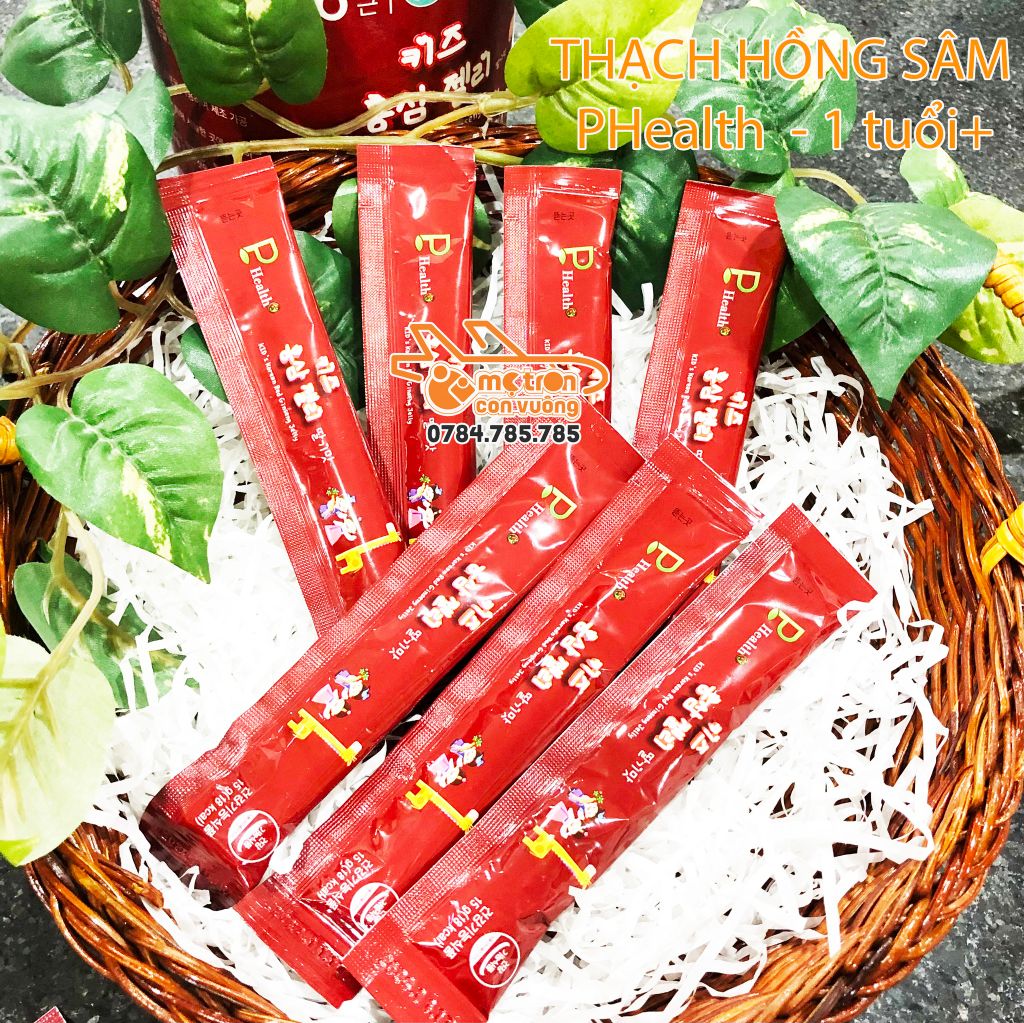 Thạch Hồng Sâm Baby P health Hàn Quốc 30 gói - 1 tuổi+