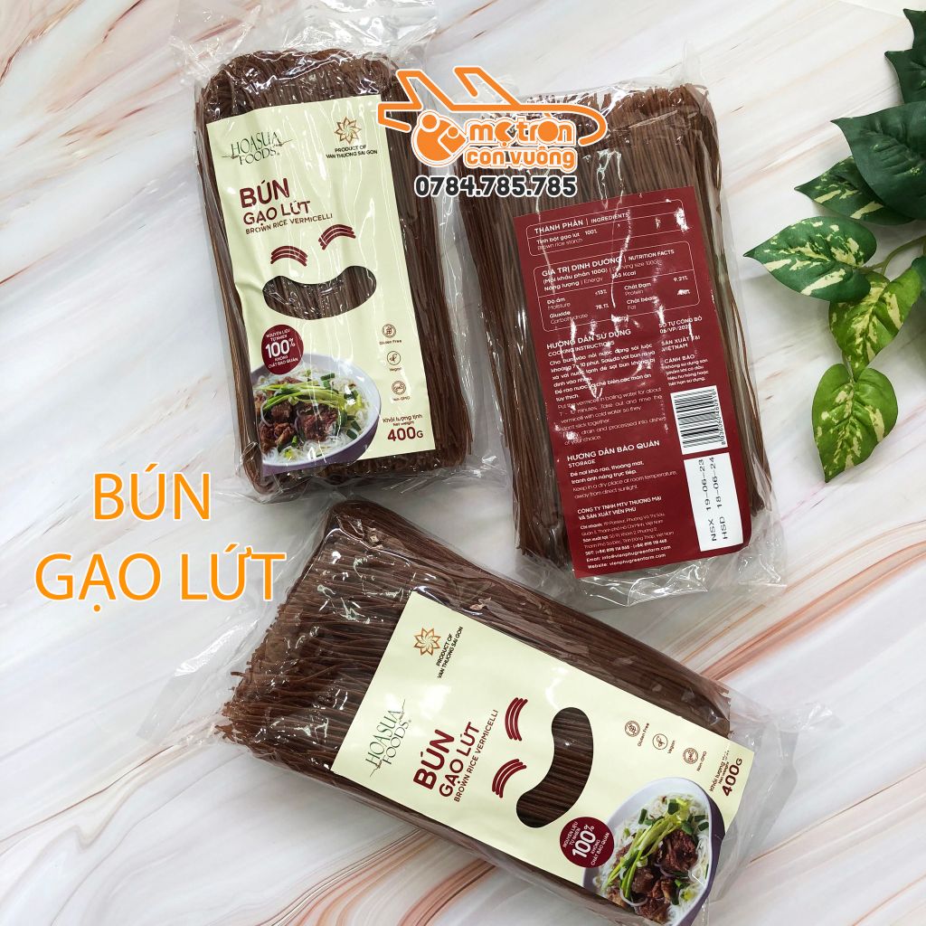 Bún gạo lức hữu cơ Hoa Sữa 400g