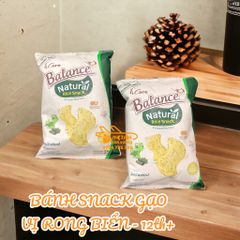 Bánh snack gạo vị rong biển Nobi - 12th+