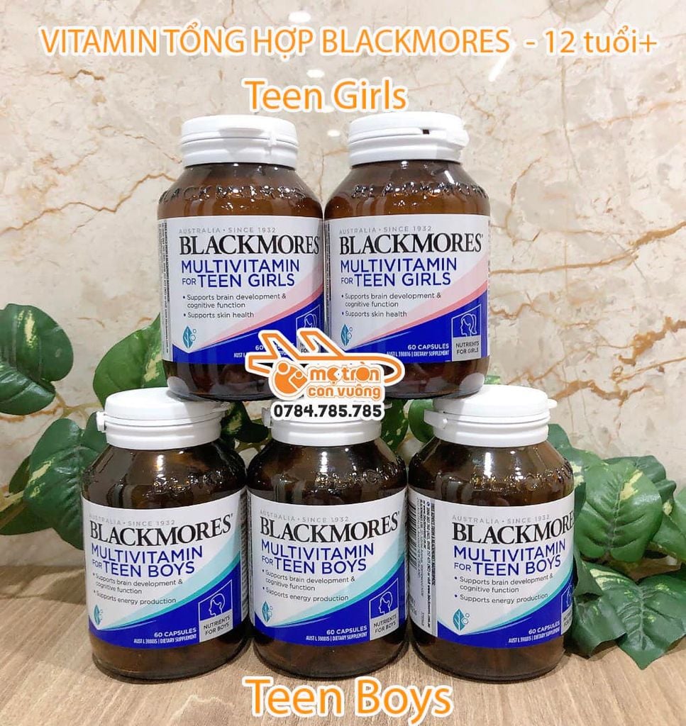 Viên uống vitamin tổng hợp cho nữ tuổi teen Blackmores 60 viên