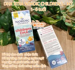 DHA Xtra Nordic Naturals Children's 60ml (1-6 tuổi)