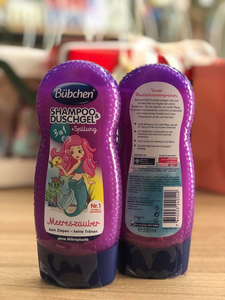 Sữa tắm, gội, xả Bubchen nàng tiên cá