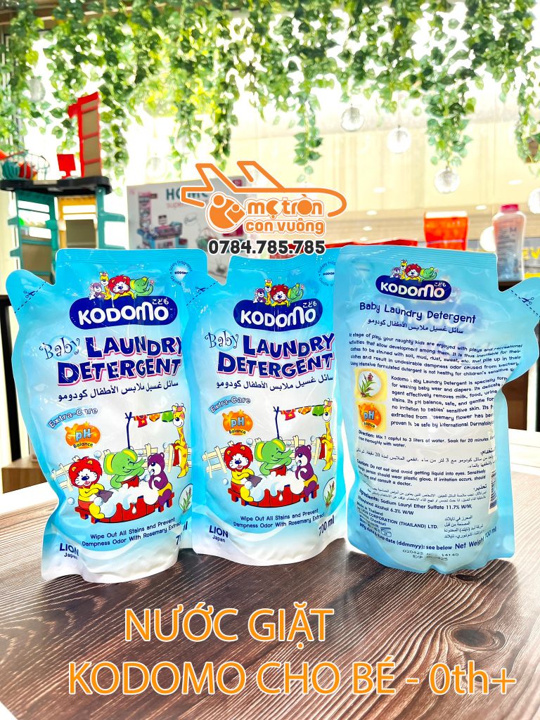 Nước giặt cho bé Kodomo Thái lan 700ml