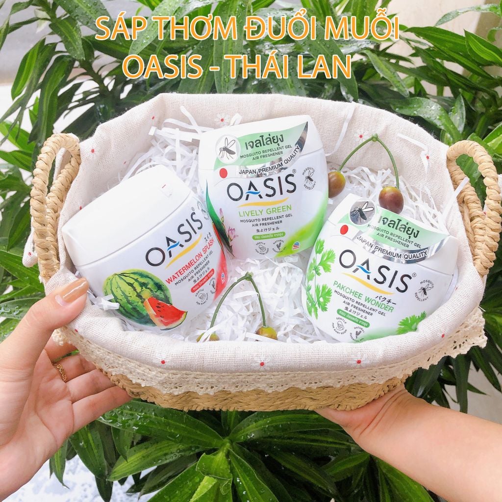 Sáp thơm phòng đuổi muỗi Oasis hoa oải hương - Thái lan