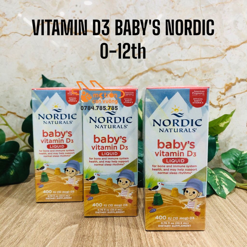Vitamin D3 Nordic Baby's (0-12th+)