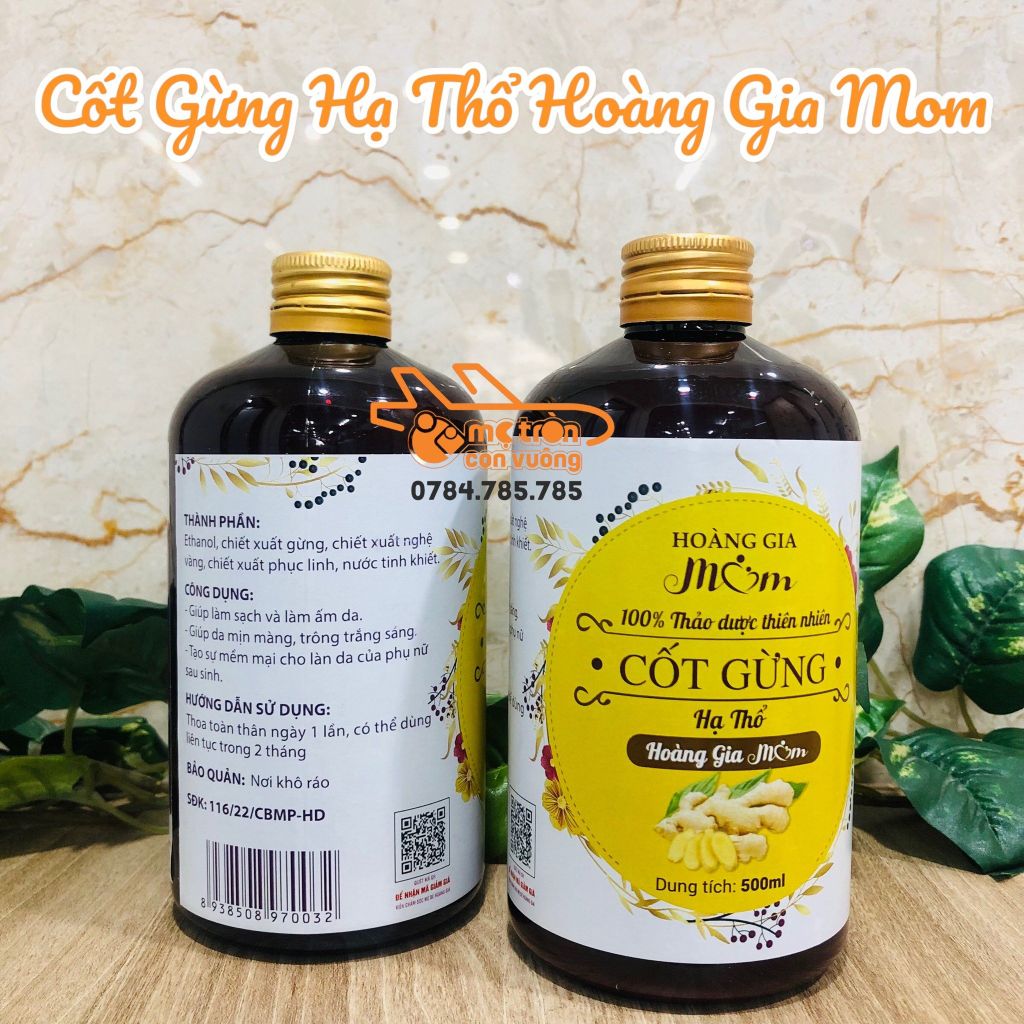 Cốt Gừng Hạ Thổ Hoàng Gia - 500ml