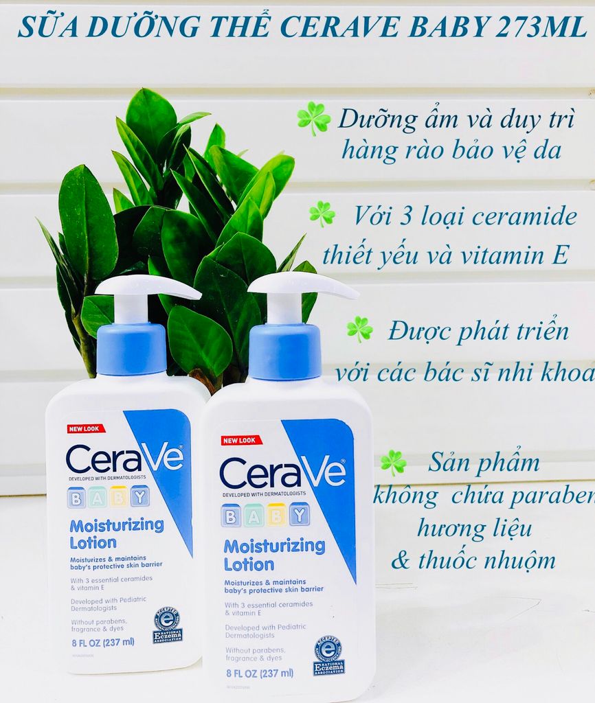 Sữa dưỡng thể Careve BaBy 237ml - 0th+