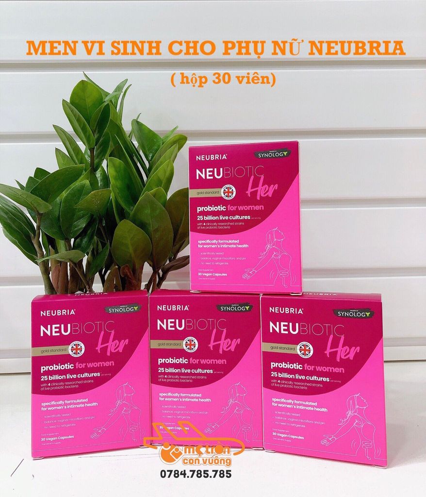 Men vi sinh cho phụ nữ Neubria - 30 viên