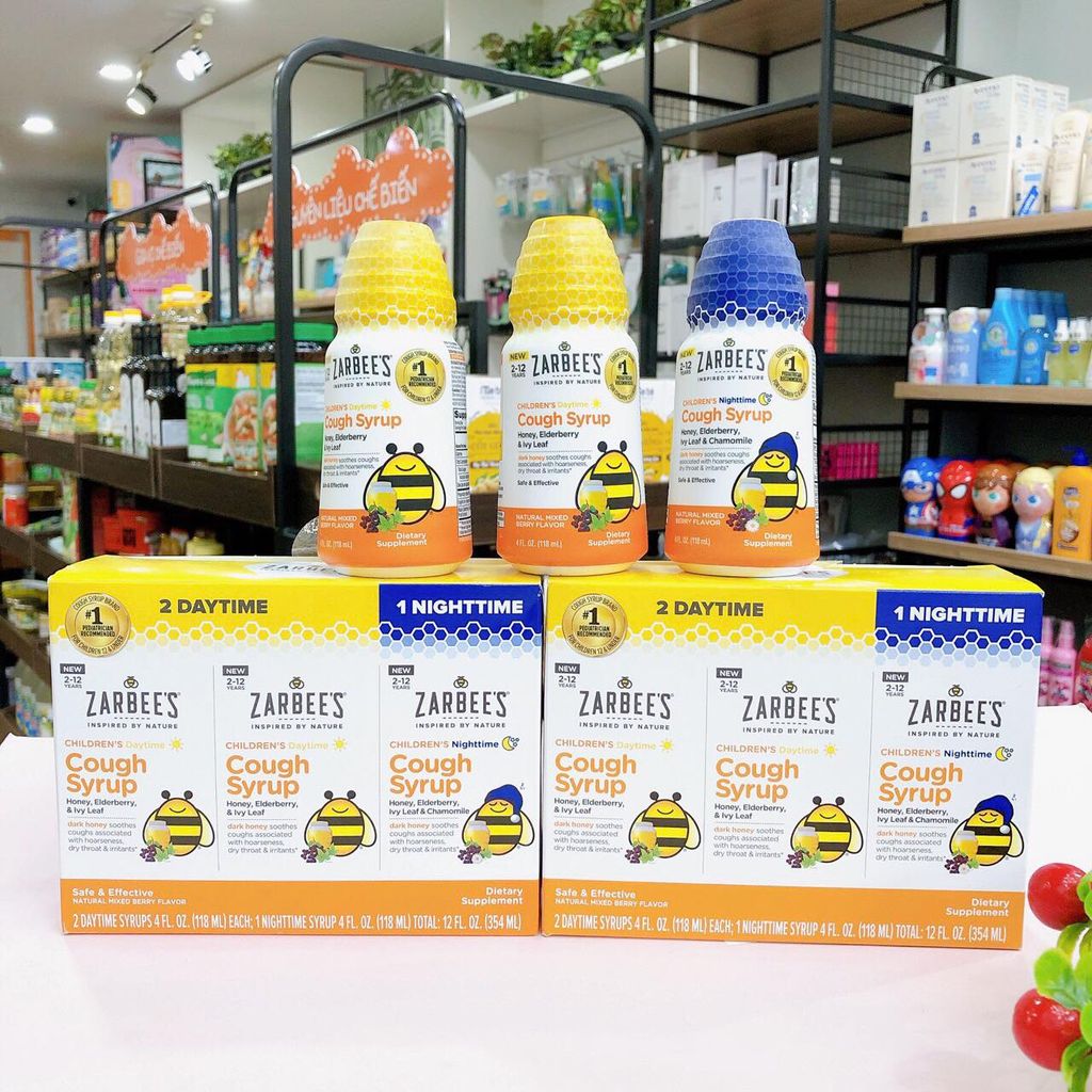 Sét 3 siro ho Zarbee's (2-12 tuổi)