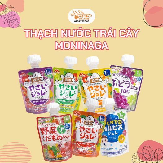 Thạch nước Wakodo vị trái cây tổng hợp - 1 tuổi+