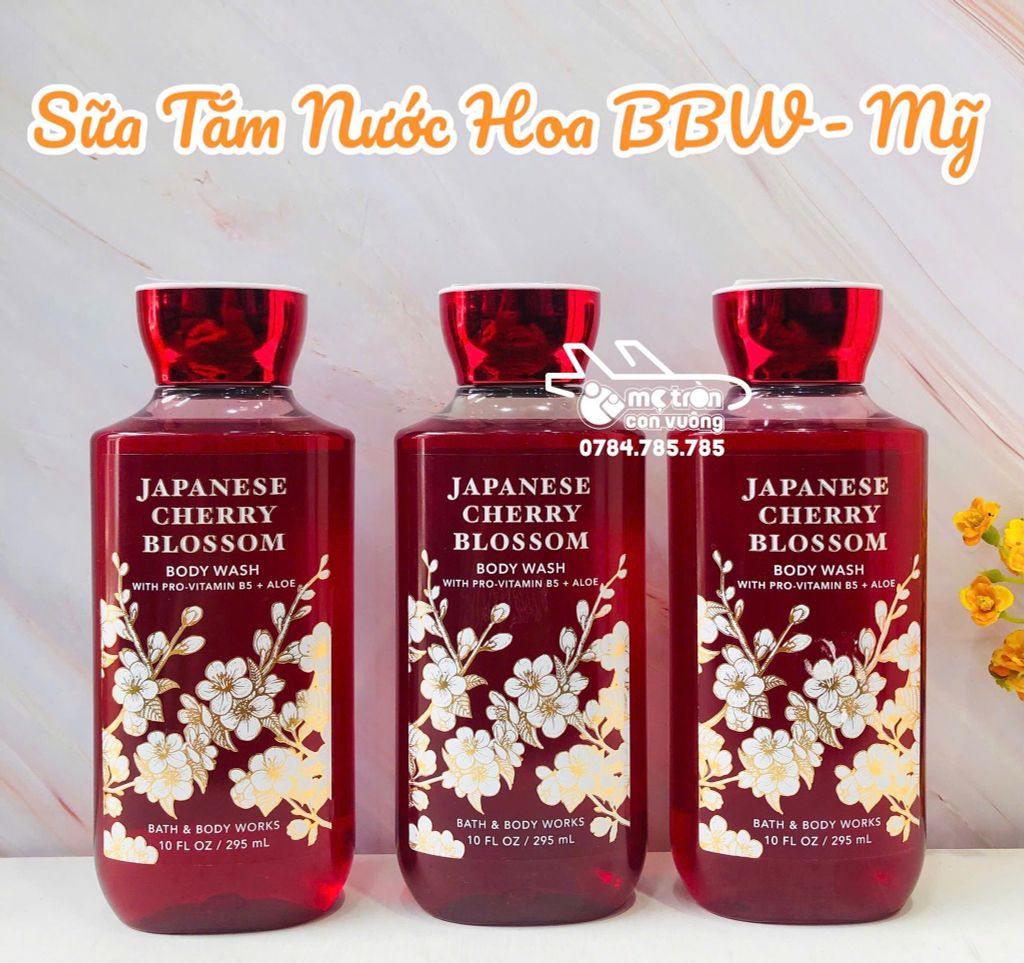 Sữa tắm nước hoa Japanese Cherry Blossom 295m - Mỹ