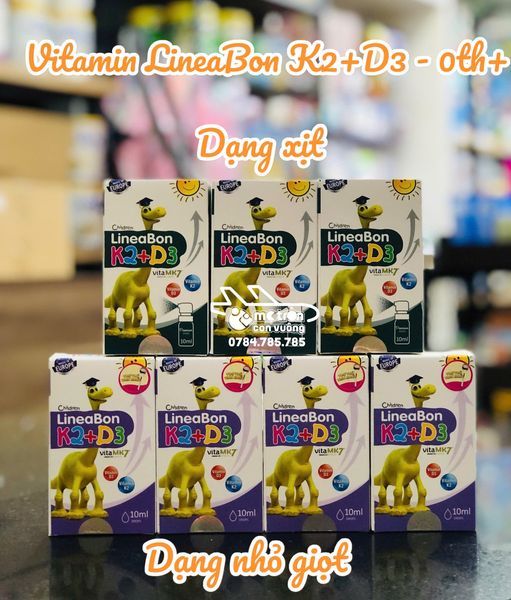 Vitamin LineaBon K2+D3 dạng xịt - 0th+