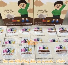 Sữa viên Hikid tăng chiều cao vị socola 120 viên (3 tuổi+)