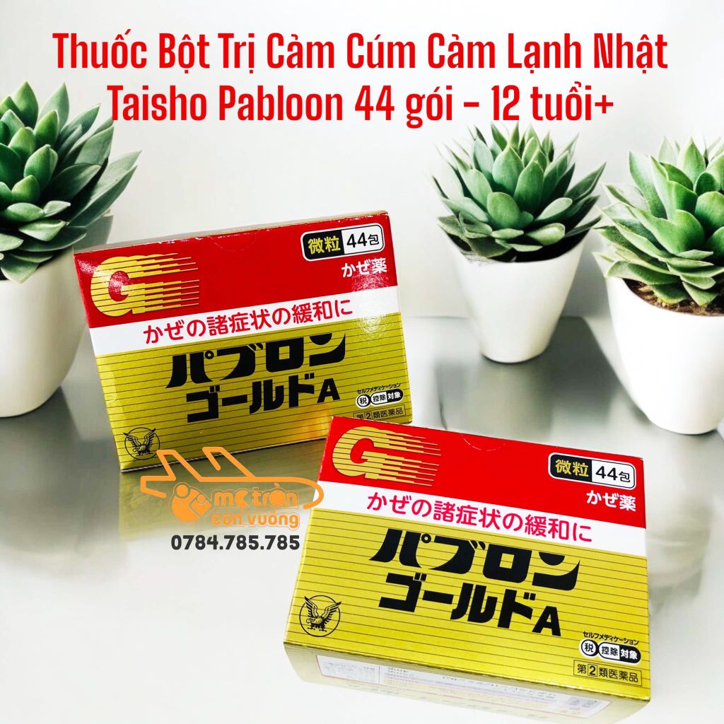 Thuốc bột hỗ trợ điều trị cảm cúm Taisho Nhật 44 gói - 12 tuổi+