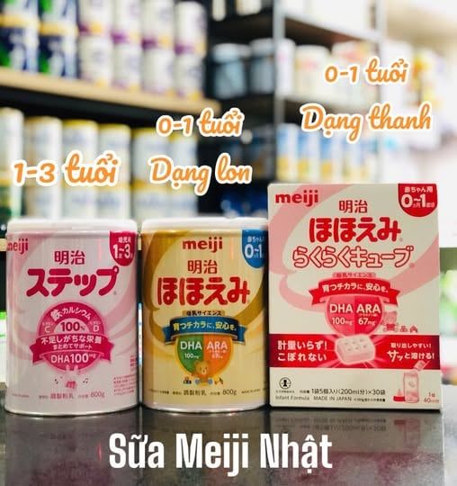 Sữa Meiji Nhật số 1 (1-3 tuổi)