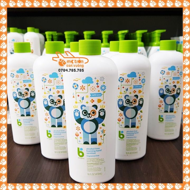 Nước rửa tay cho bé Babyganics 473ml (xanh)