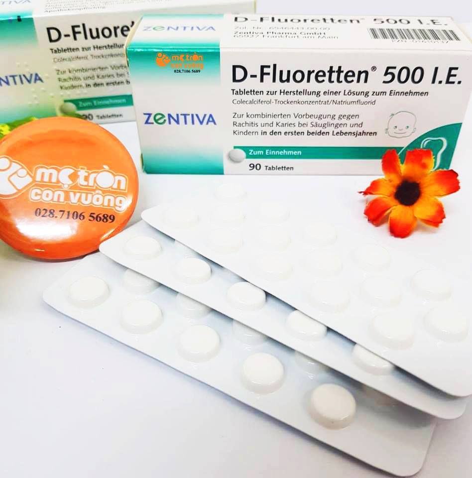 Vitamin D flourenten cho bé