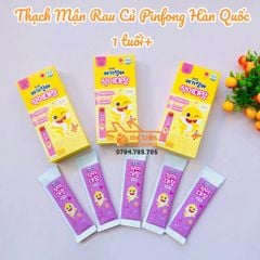 Thạch mận Pinkfong rau củ bổ sung chất xơ, dưỡng chất