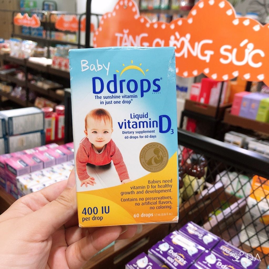 Vitamin D Drop 400iu 60 Giọt Mỹ thegioihanghieuchobe
