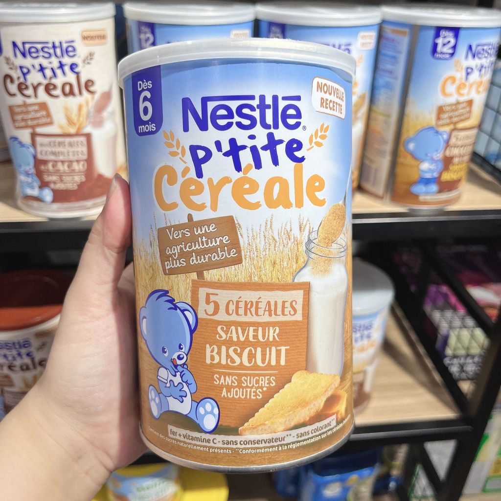 Bột lắc sữa Nestle vị Bích quy (6 tháng+)