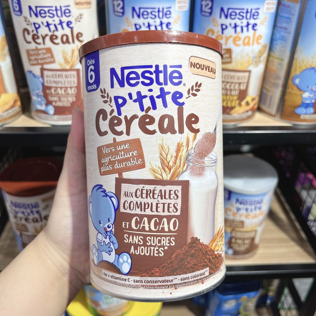 Bột lắc sữa Nestle vị ca cao 6m+