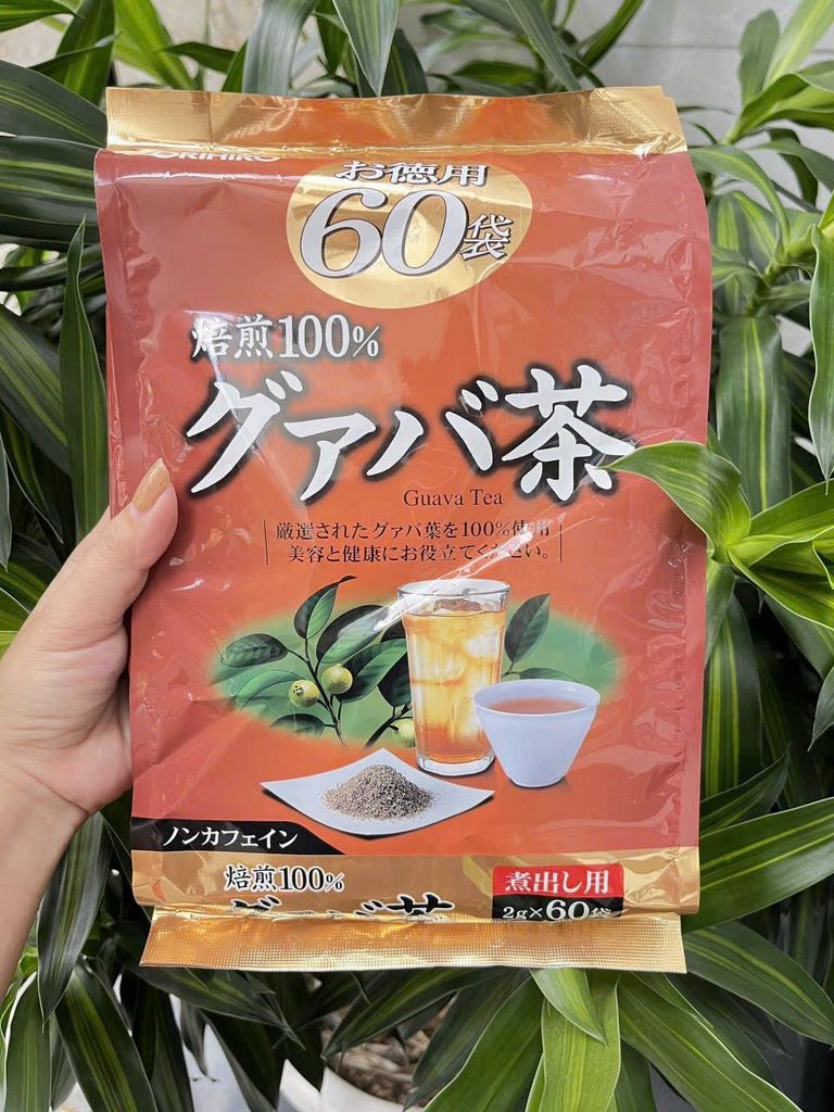 Trà ổi thanh lọc cơ thể hỗ trợ giảm cân Orihiro nhật - 60 gói