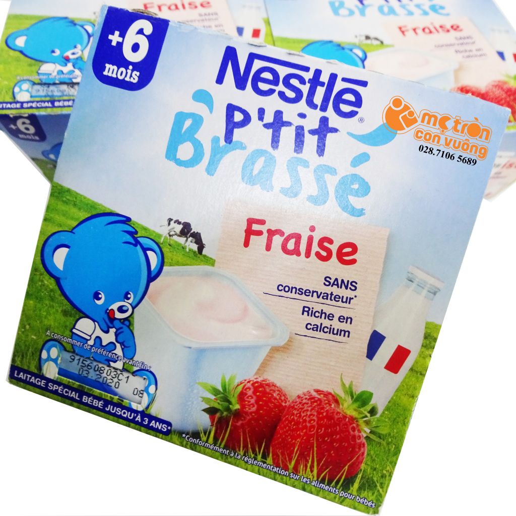 Sữa chua Nestle vị dâu 4 hộp