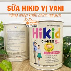 Sữa bột Hikid vị vani 600gr (1-9 tuổi)