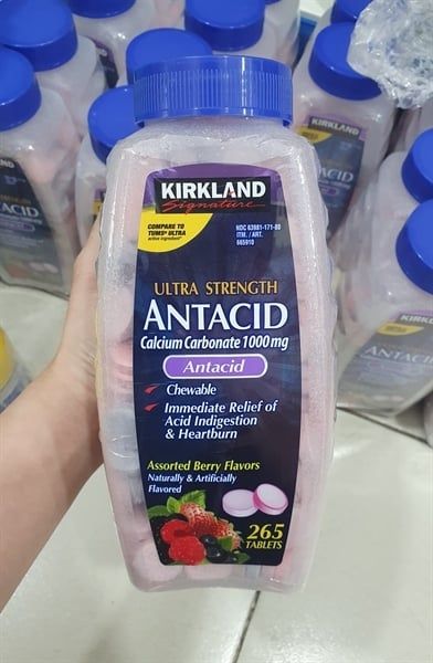 Kẹo chống đầy hơi dạ dày Kirkland Mỹ 265 viên