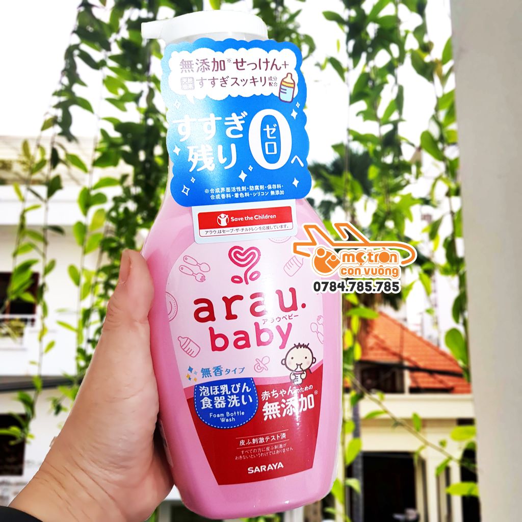 Nước rửa bình Arau 500ml