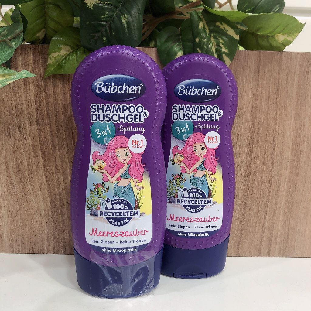 Sữa tắm dầu gội Bubchen nàng tiên cá 3in1 - 230ml