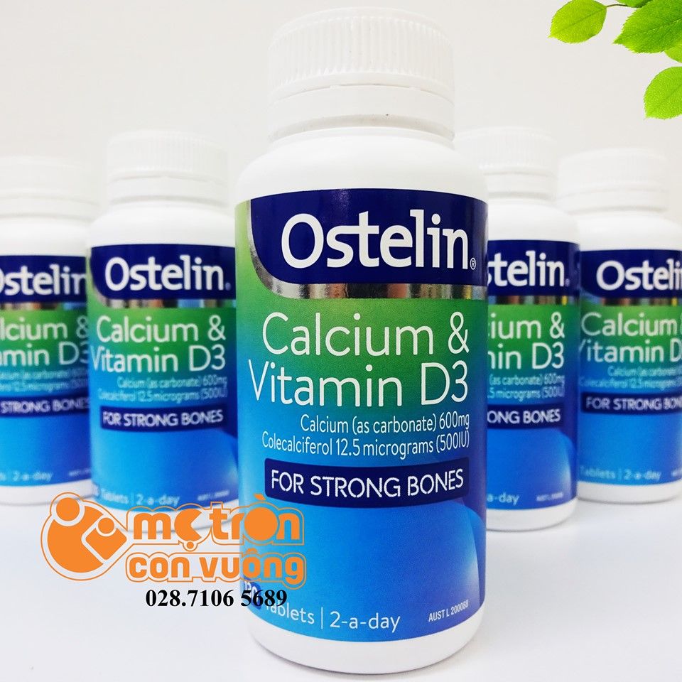 Vitamin D & canxi Ostelin 130 viên