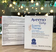 Bột tắm hòa tan trị chàm Aveeno