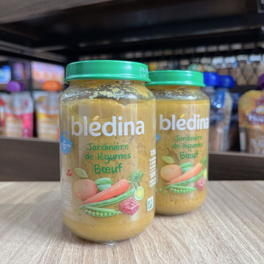 Hũ ăn liền Bledina vị bò, rau củ, bina 200g (6th+)