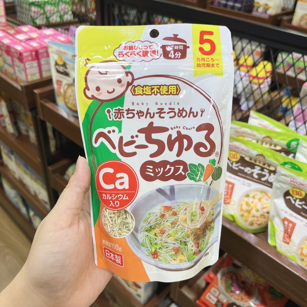 Mì some Meiwa bổ sung can xi vị rau củ - 100g (5 tháng+)