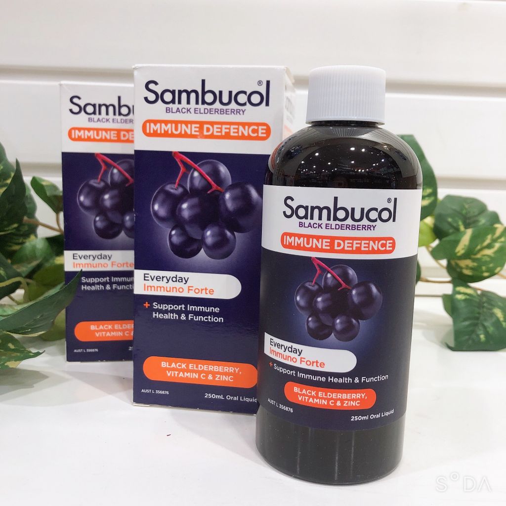 Siro tăng cường miễn dịch Sambucol Úc 250ml