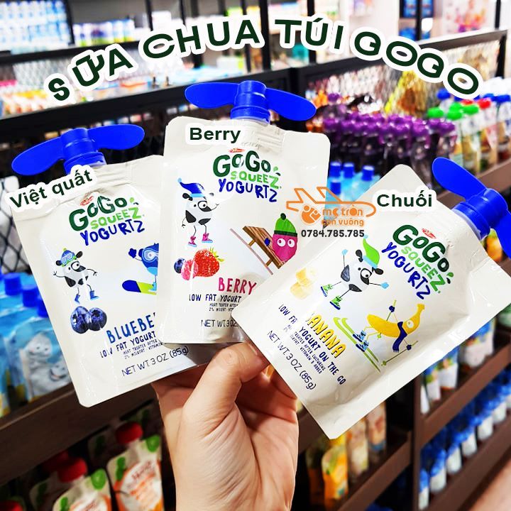 Sữa chua túi Gogo Squeez vị chuối 85g