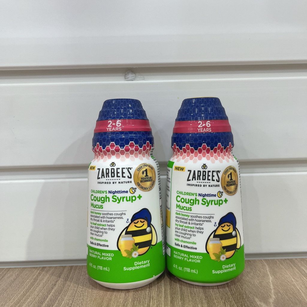 Siro Zarbee's ho đờm đêm - 118ml (2 - 6 tuổi)