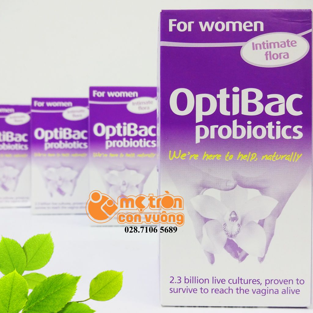 Men vi sinh Optibac tím cho phụ nữ 90 viên