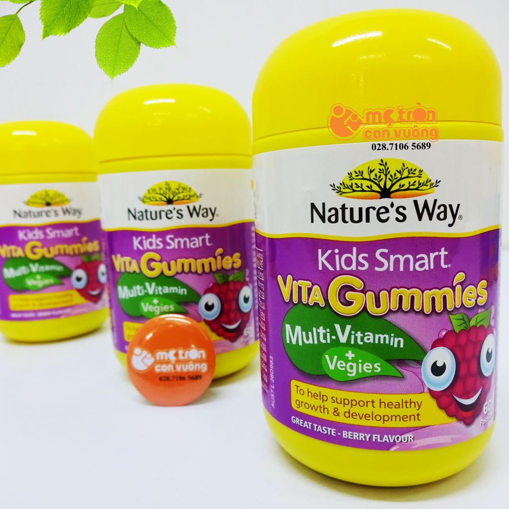 Kẹo Kids Smart bổ sung Vitamin tổng hợp & chất xơ