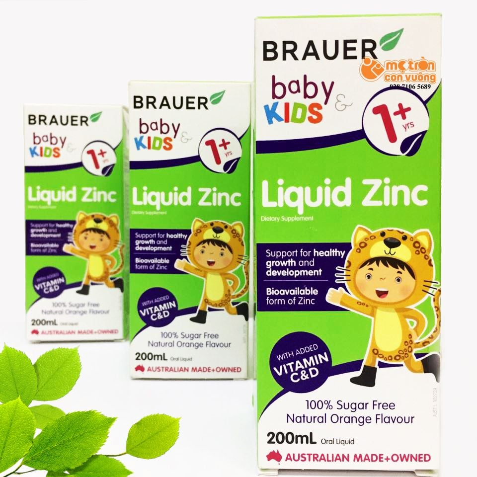 Kẽm cho bé Brauer 200ml (1 tuổi+)