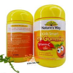 Kẹo Kids Smart bổ sung Vitamin C & Kẽm 60 viên