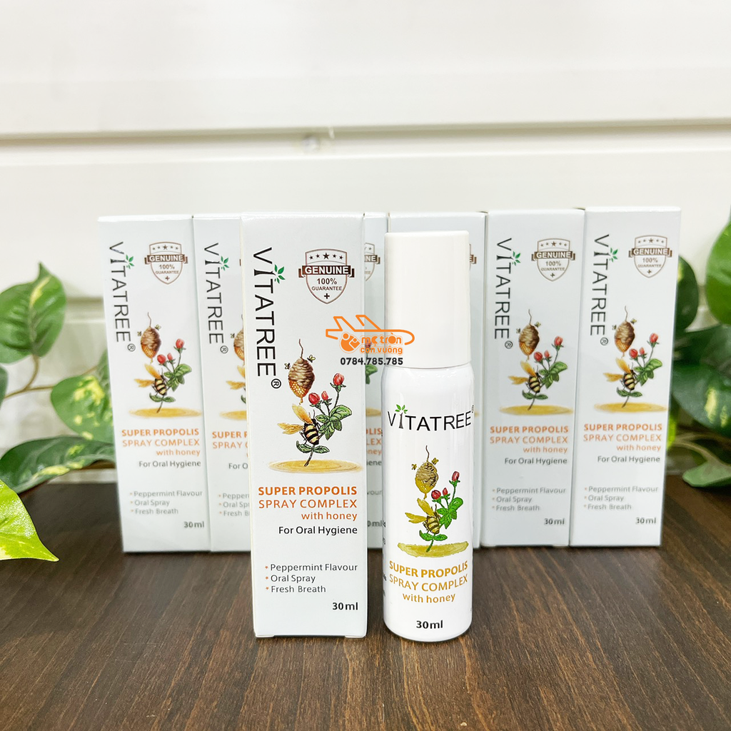 Xịt keo ong Vitatree 25ml
